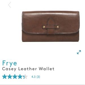 Frye Casey Wallet - charcoal